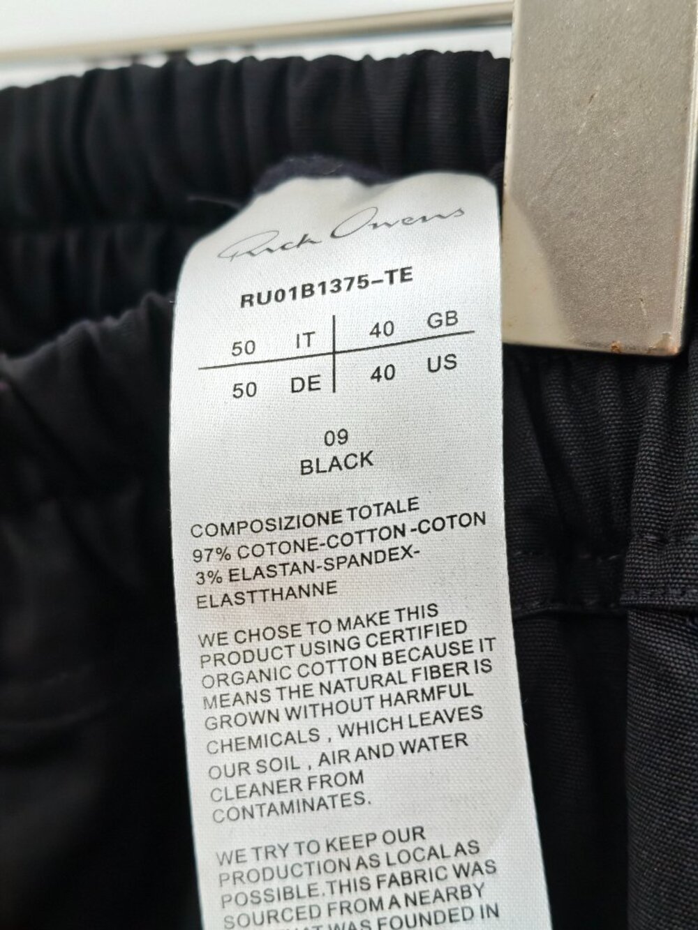 Black Rick Owens DRKSHDW Cargo Jogger Pants - Picture 10 of 11